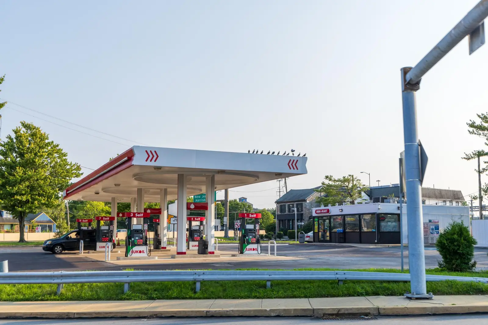 Comment fonctionne une station self-service à l'américaine