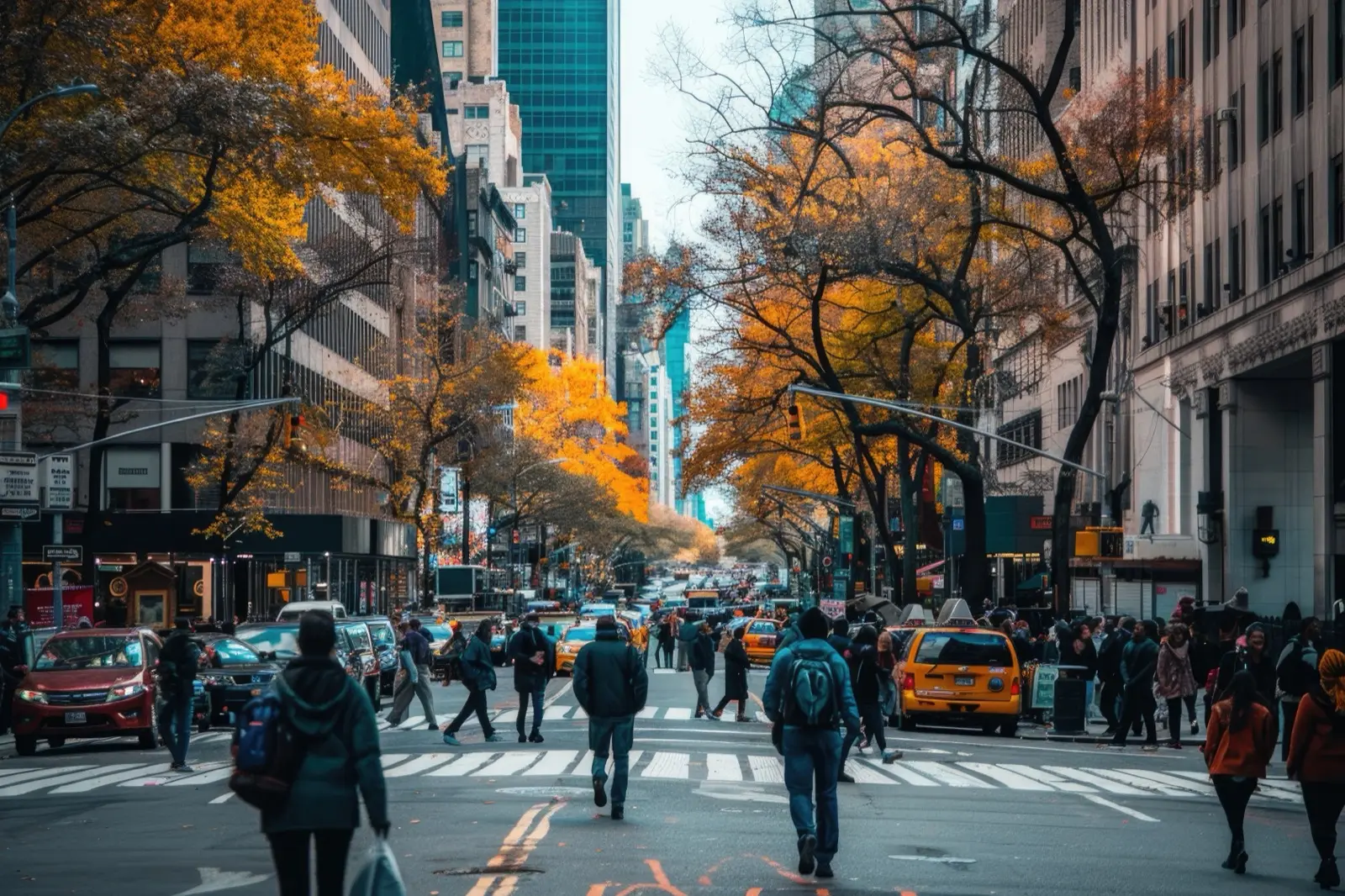 Budget et affluence à New York en automne