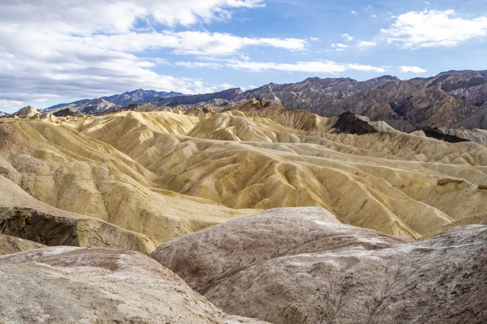 Zabriskie Point, le plus beau lever de soleil du parc
