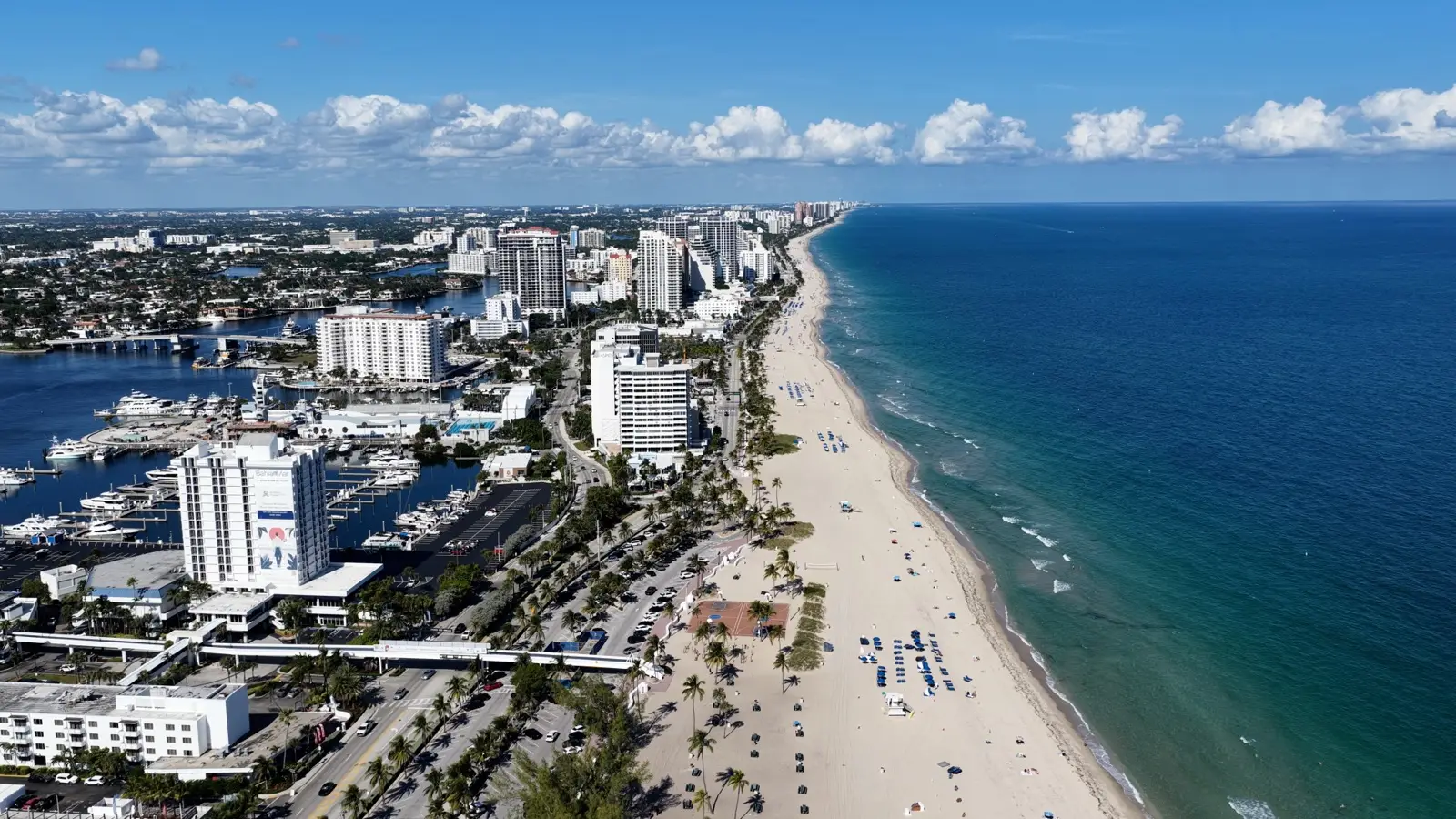 Les plages de Fort Lauderdale et de Hollywood