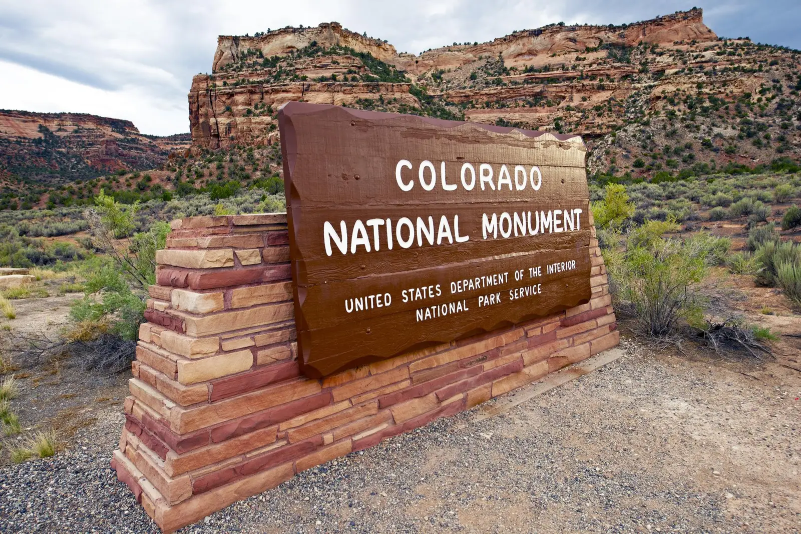 Panneau d'entrée du Grand Canyon National Park