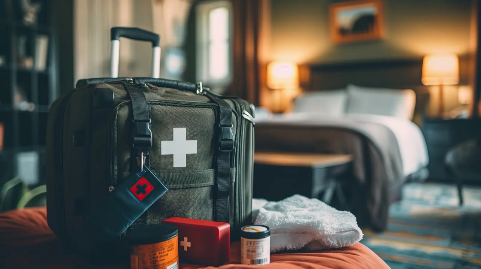 Quelle trousse à pharmacie emporter aux États-Unis